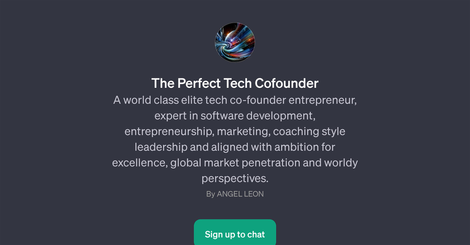 The Perfect Tech Cofounder website