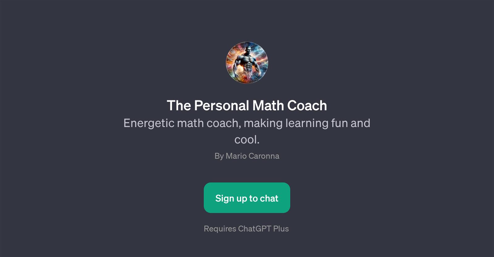 The Personal Math Coach website