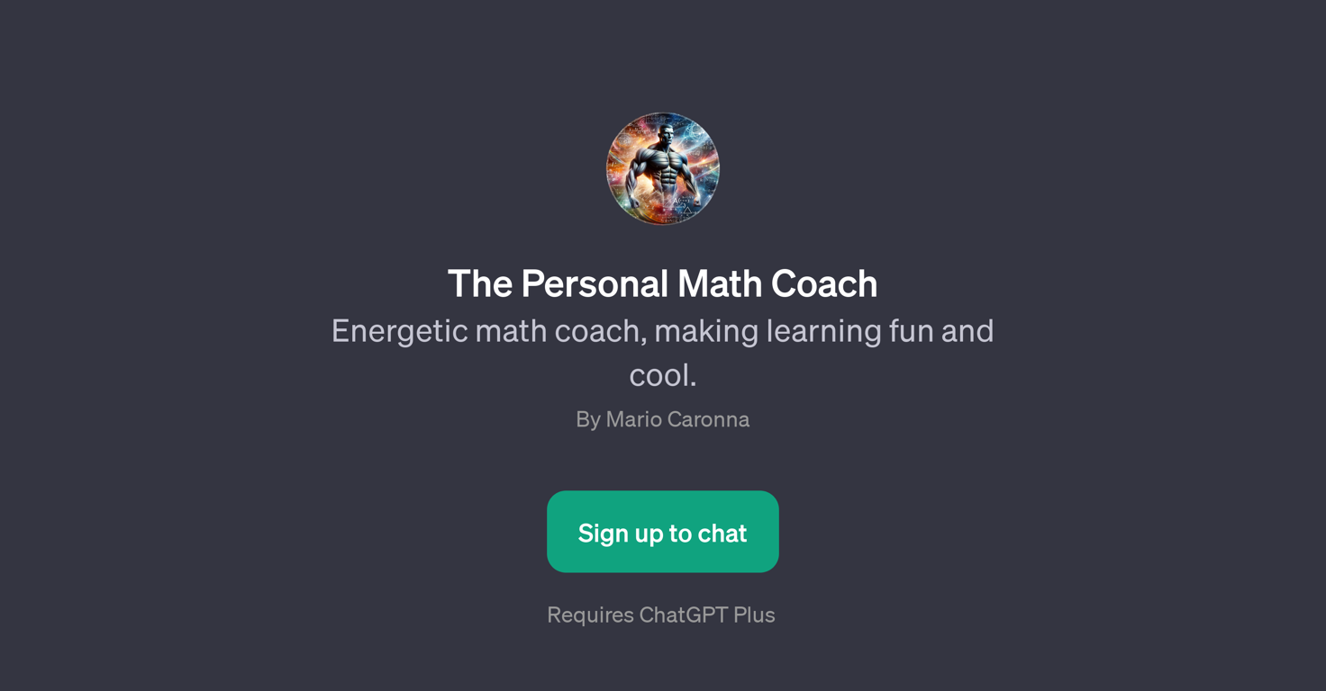 The Personal Math Coach website