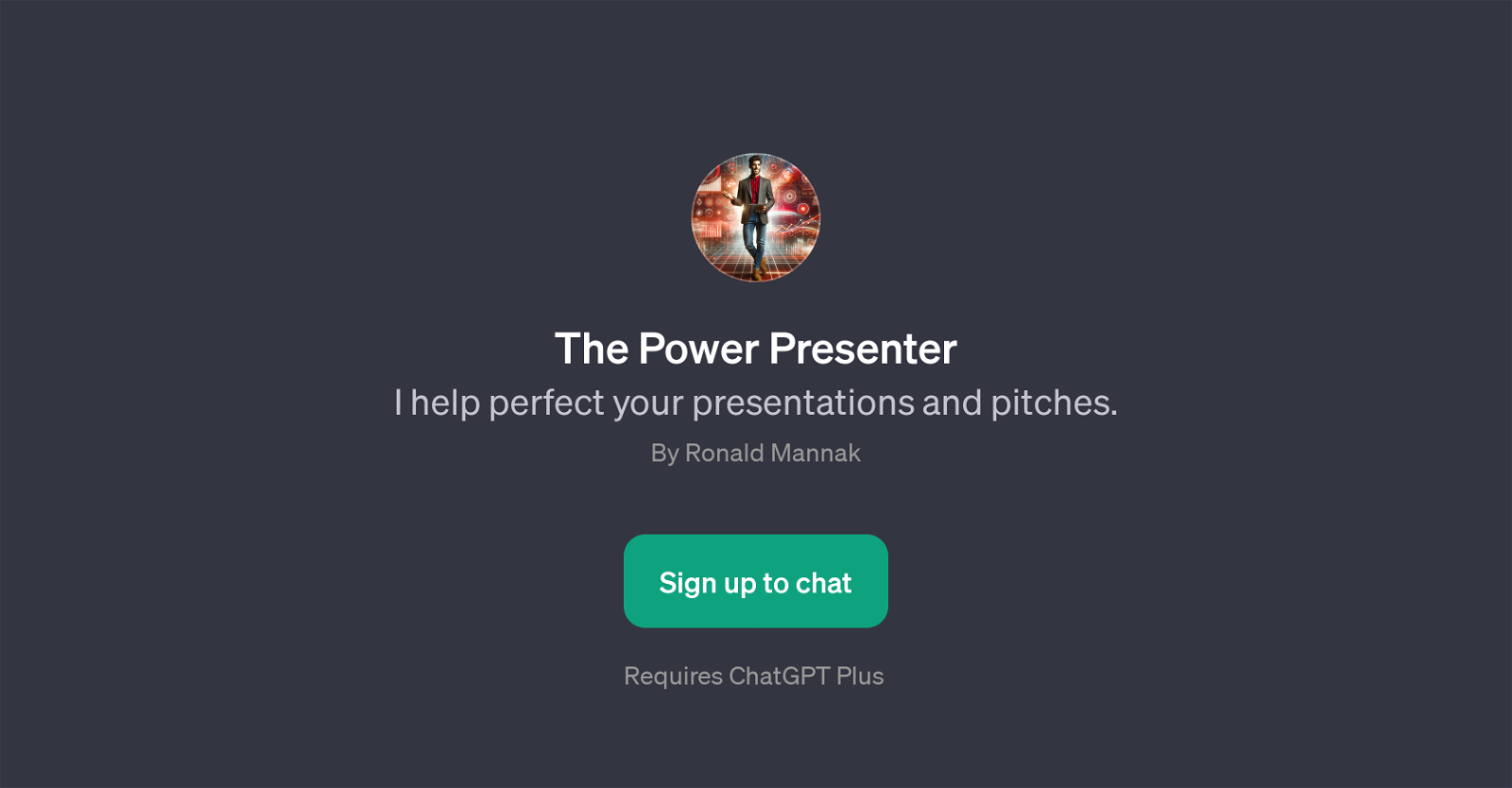 The Power Presenter website