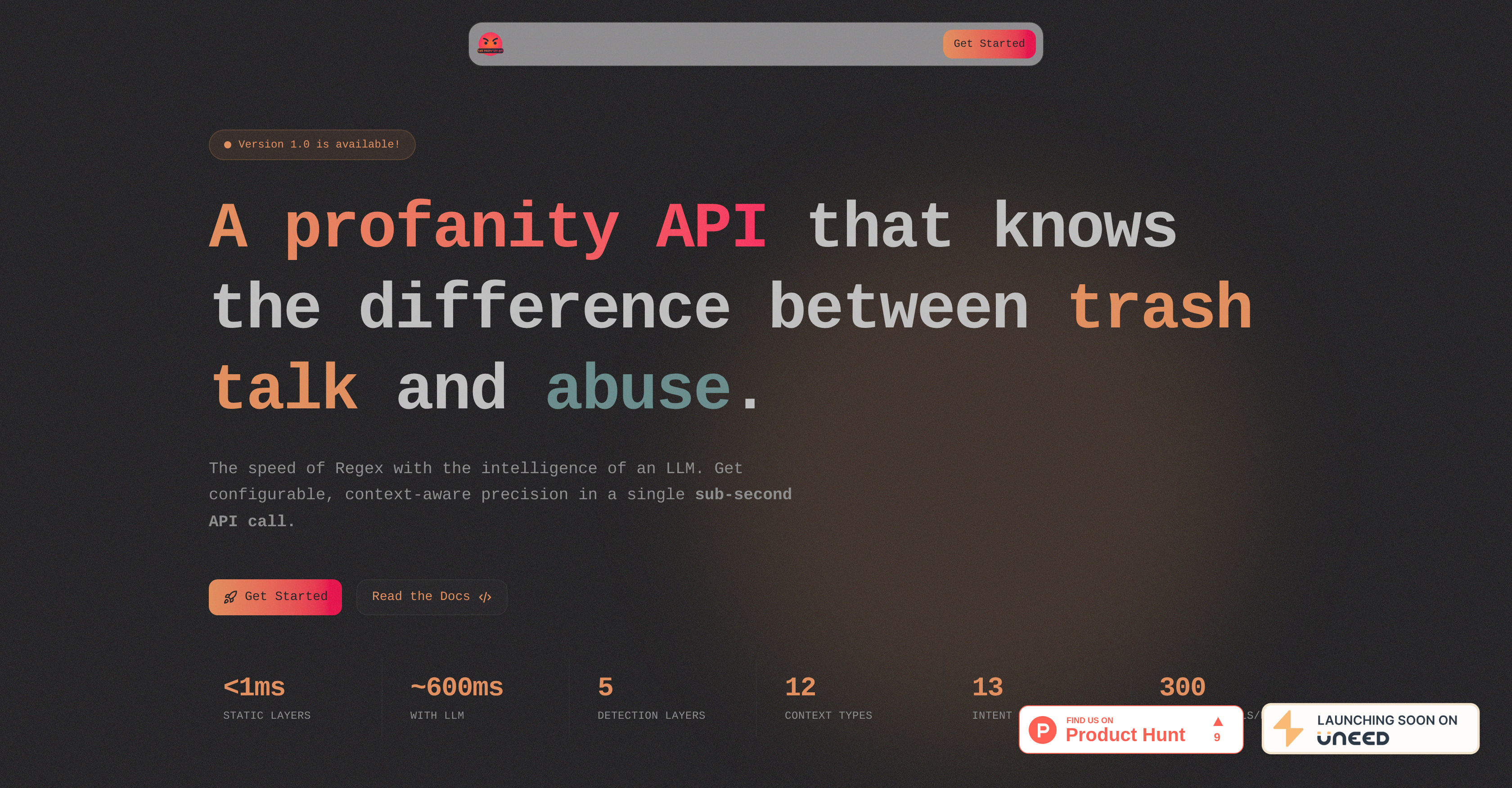 The Profanity API