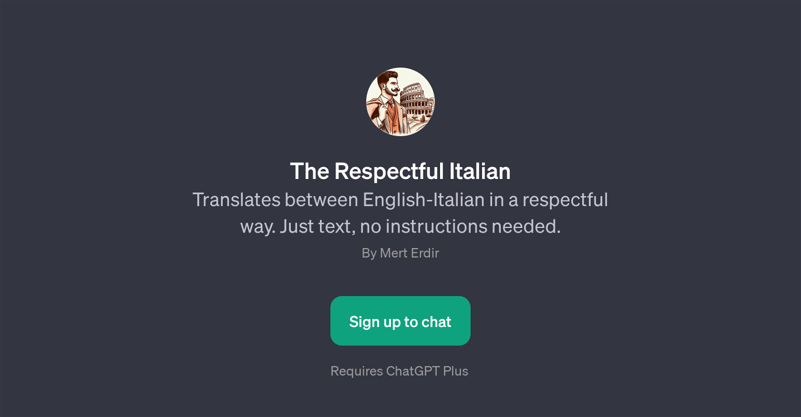 The Respectful Italian website
