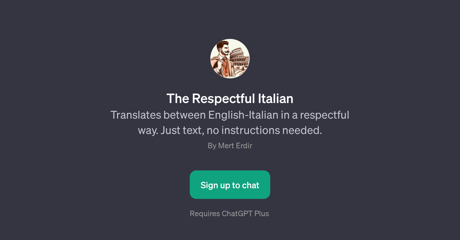 The Respectful Italian website