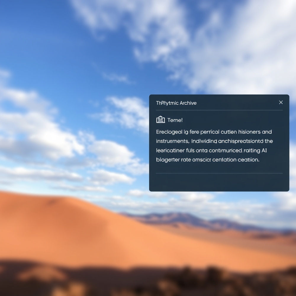 The Rhythmic Archive website