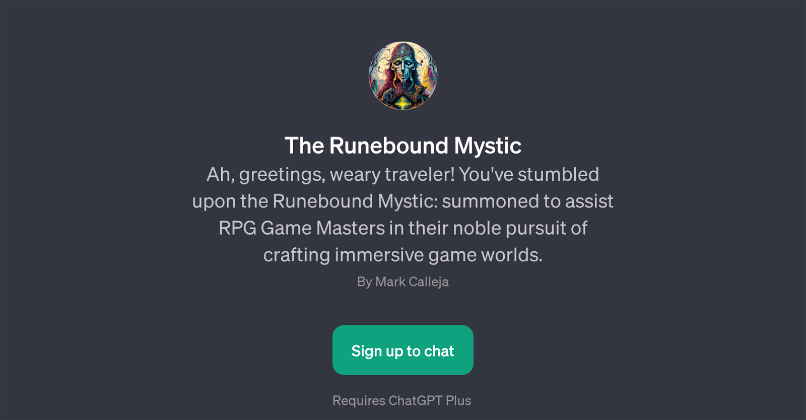 The Runebound Mystic website