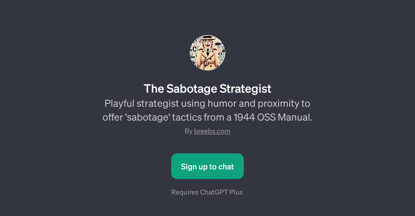 The Sabotage Strategist website