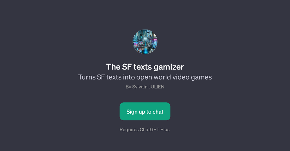 The SF texts gamizer website