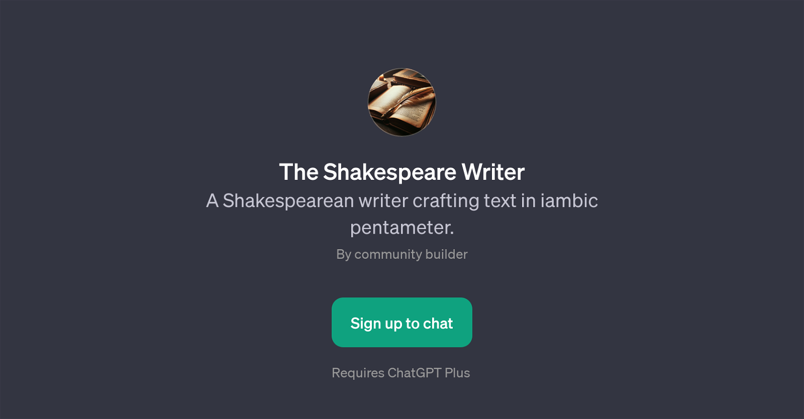 The Shakespeare Writer website