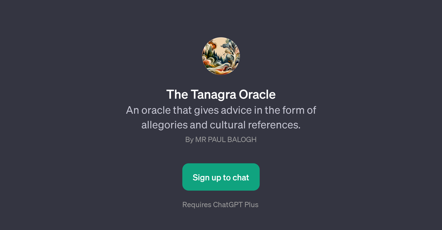 The Tanagra Oracle website