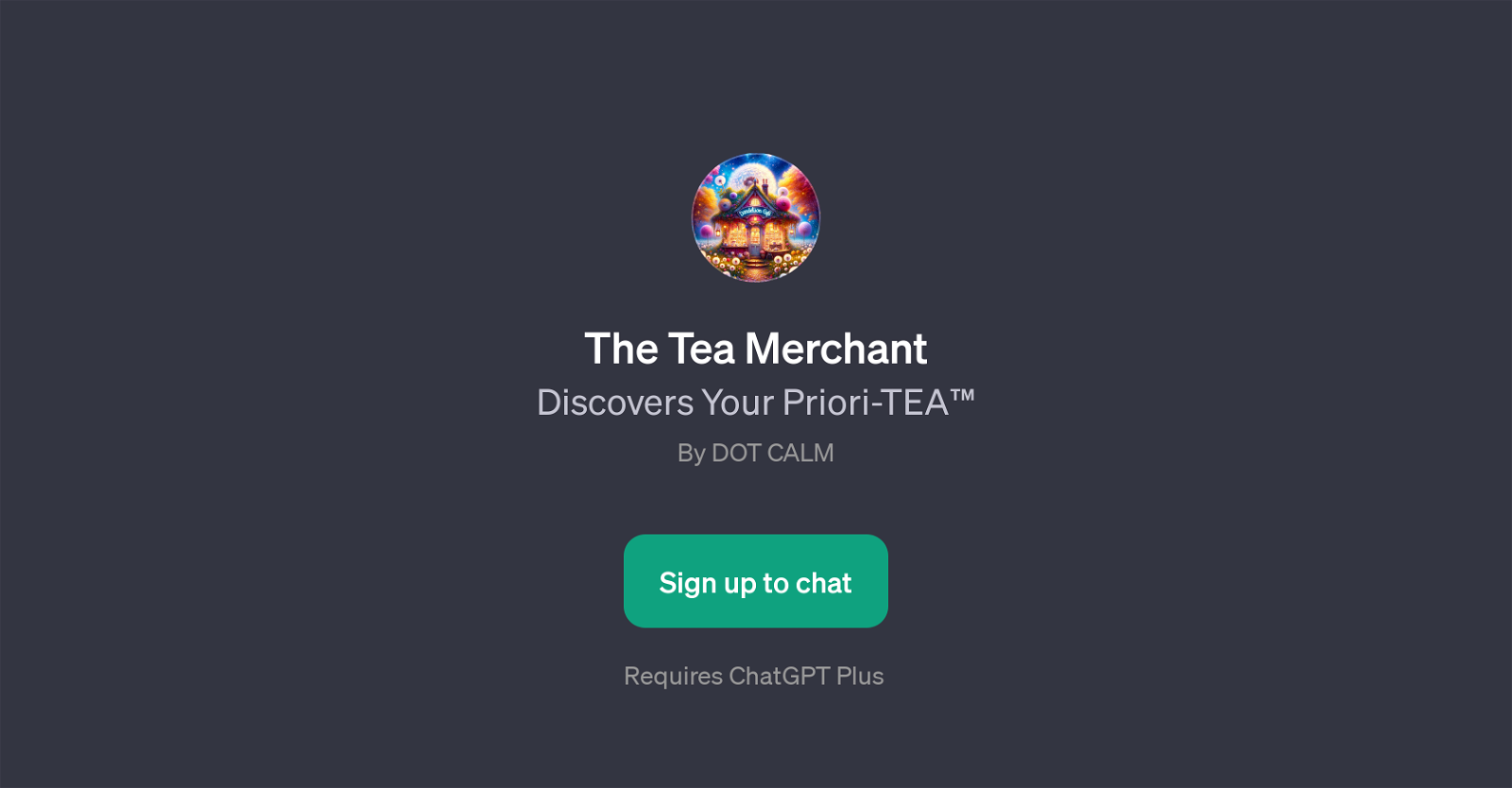 The Tea Merchant website