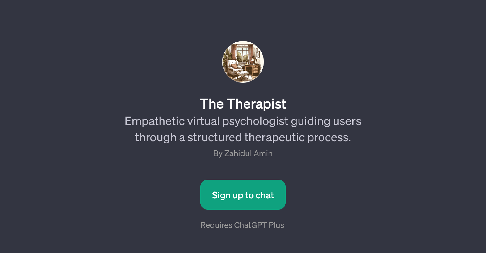 The Therapist website