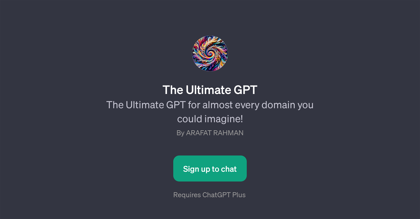 The Ultimate GPT website