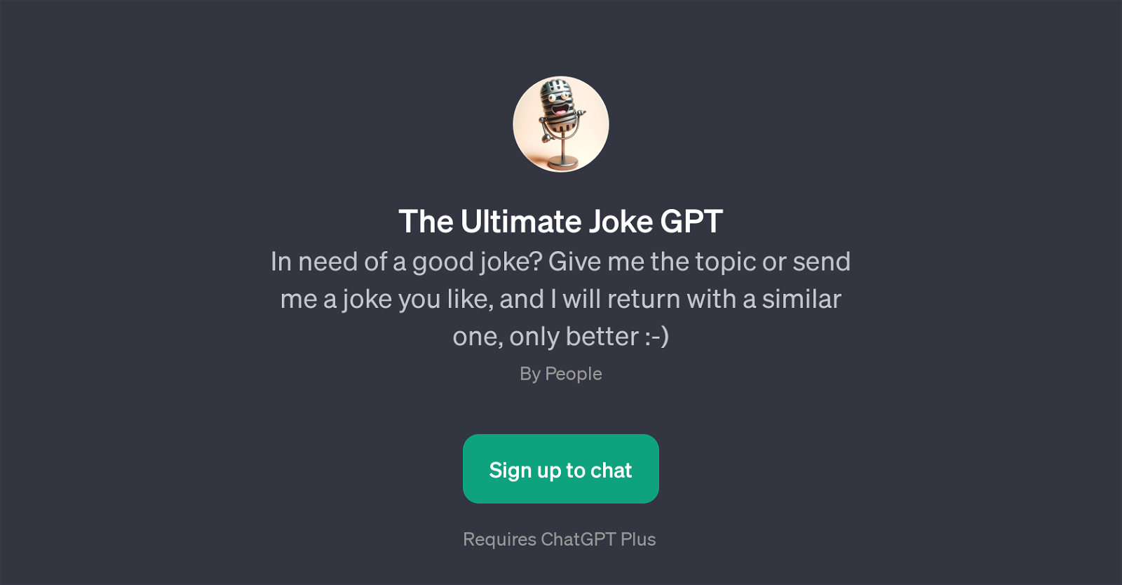 The Ultimate Joke GPT website