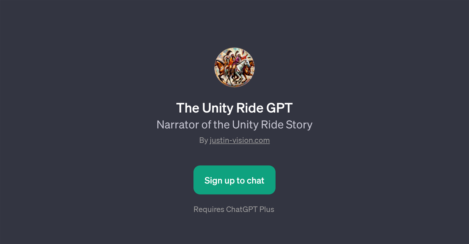 The Unity Ride GPT website