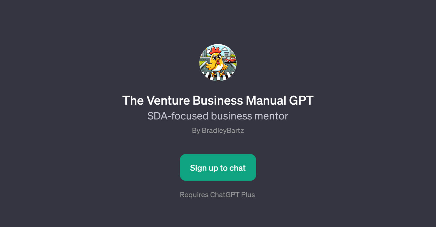 The Venture Business Manual GPT website