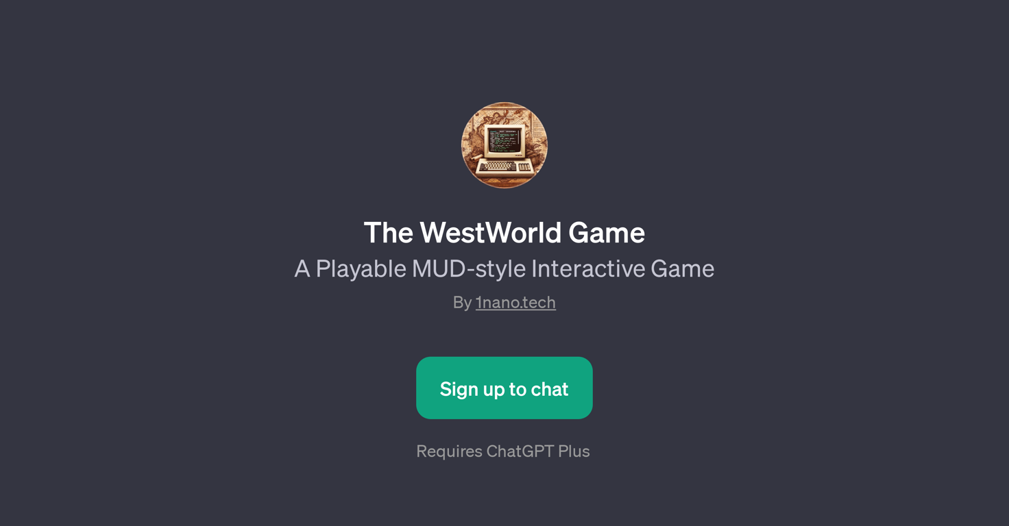 The WestWorld Game website