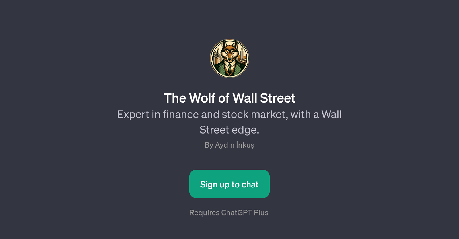 The Wolf of Wall Street website