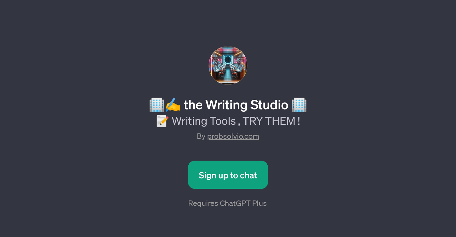 The Writing Studio website