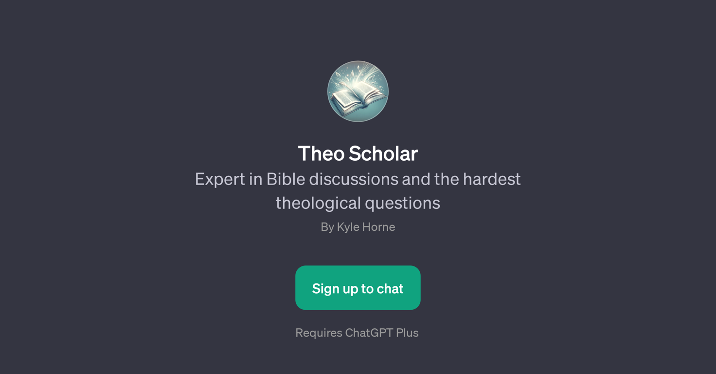 Theo Scholar website