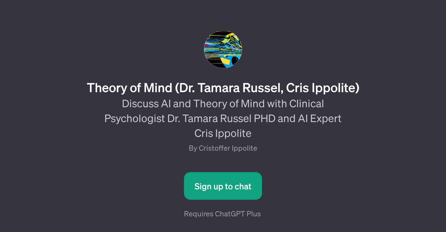 Theory of Mind (Dr. Tamara Russel, Cris Ippolite) website