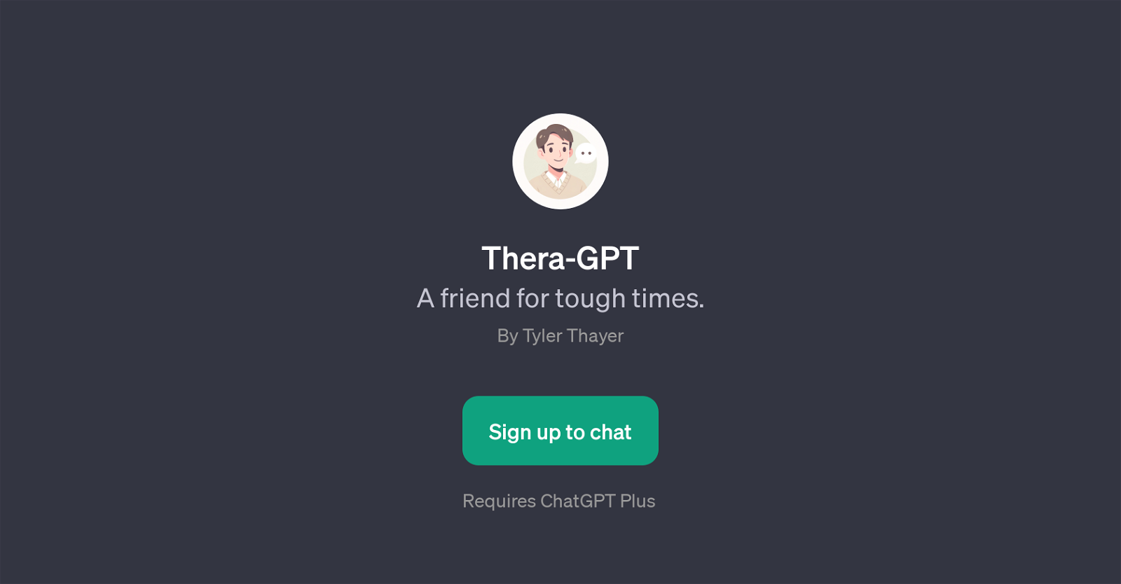 Thera-GPT website