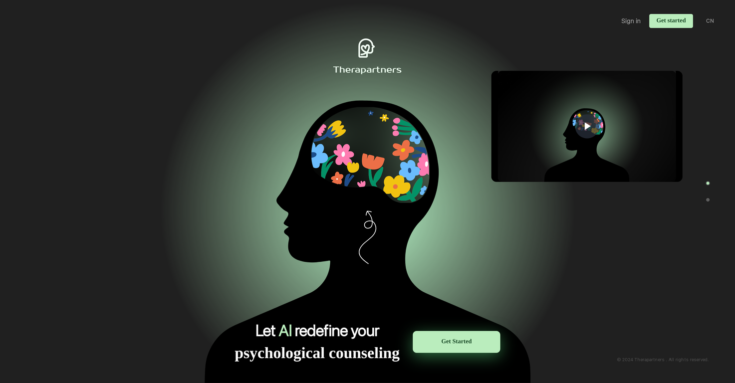 Therapartners website