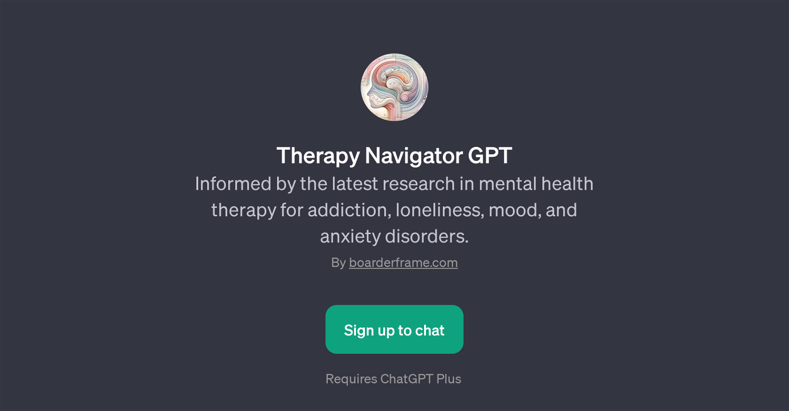 Therapy Navigator GPT website