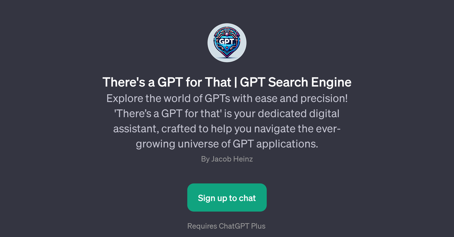 There's a GPT for That | GPT Search Engine website