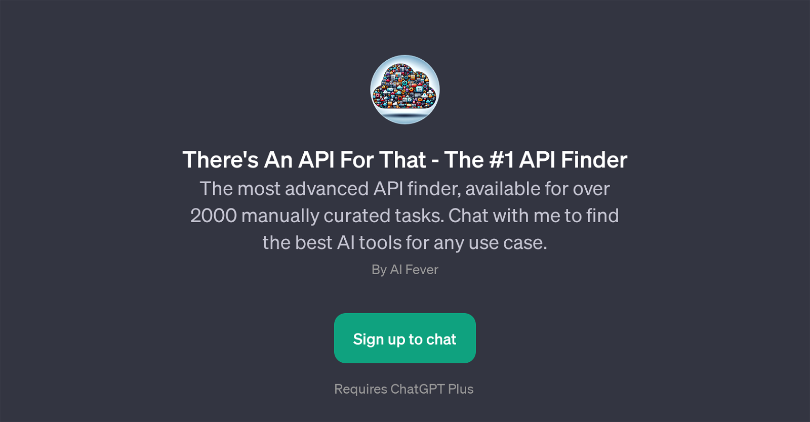 There's An API For That website