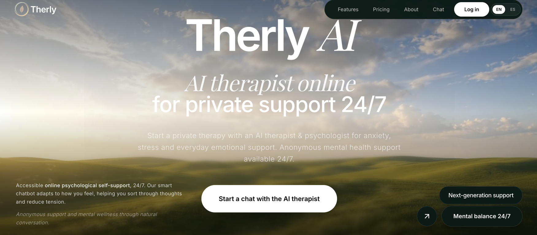 Therly AI website