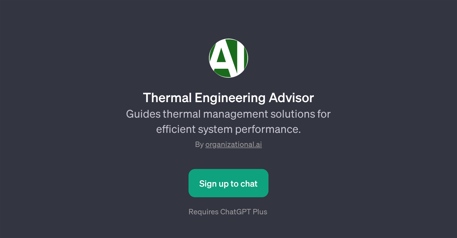Thermal Engineering Advisor website