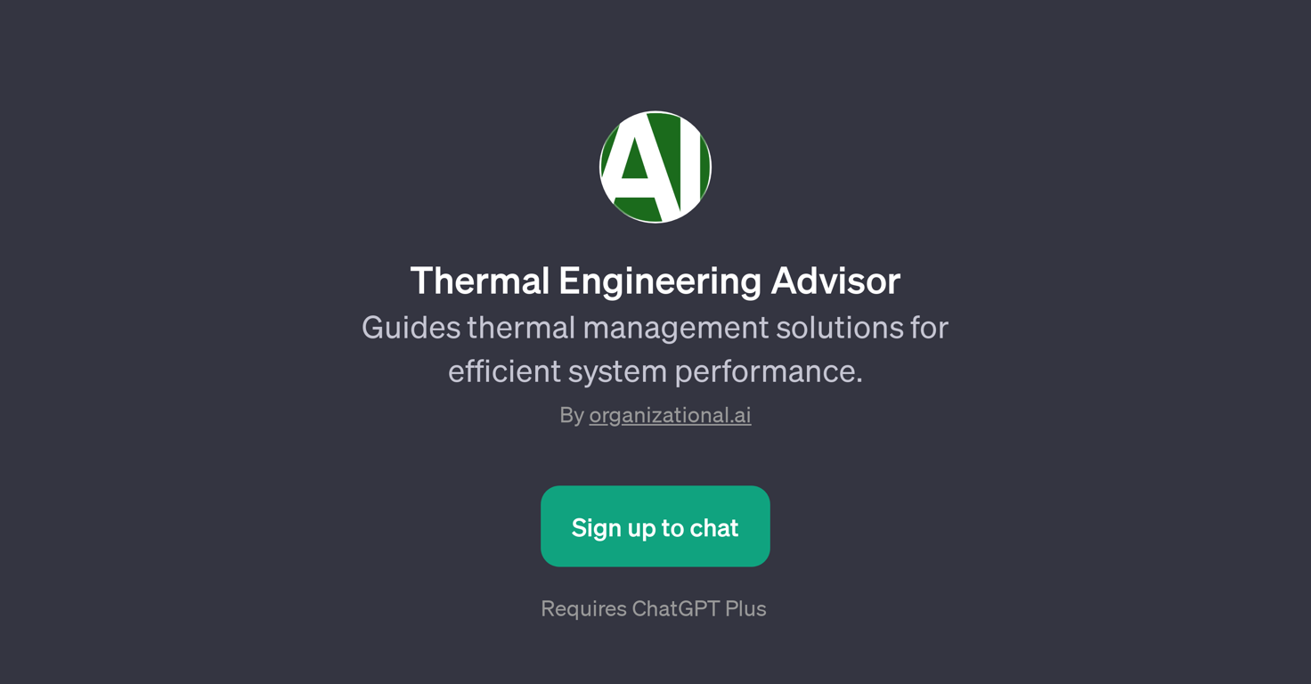 Thermal Engineering Advisor website