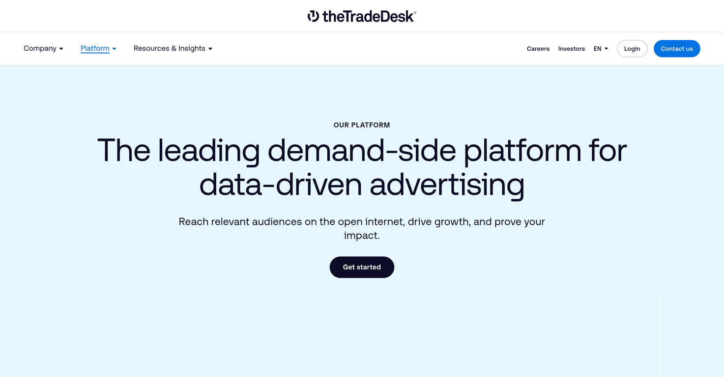 TheTradeDesk website