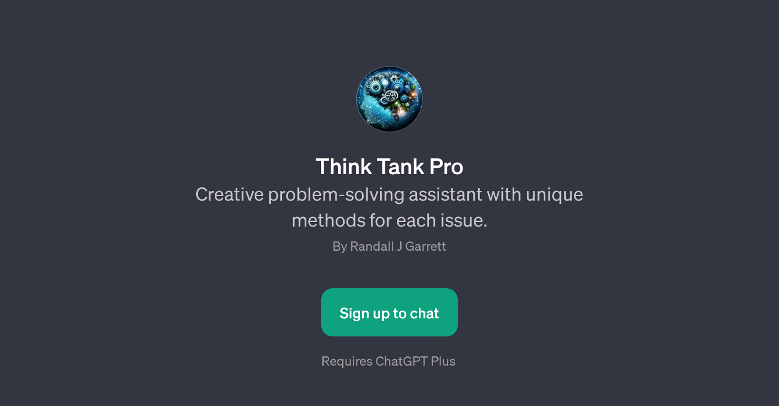 Think Tank Pro website