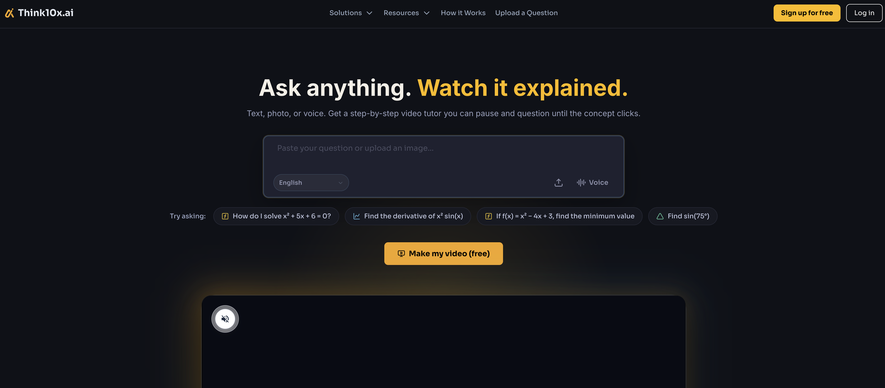 Think10x website