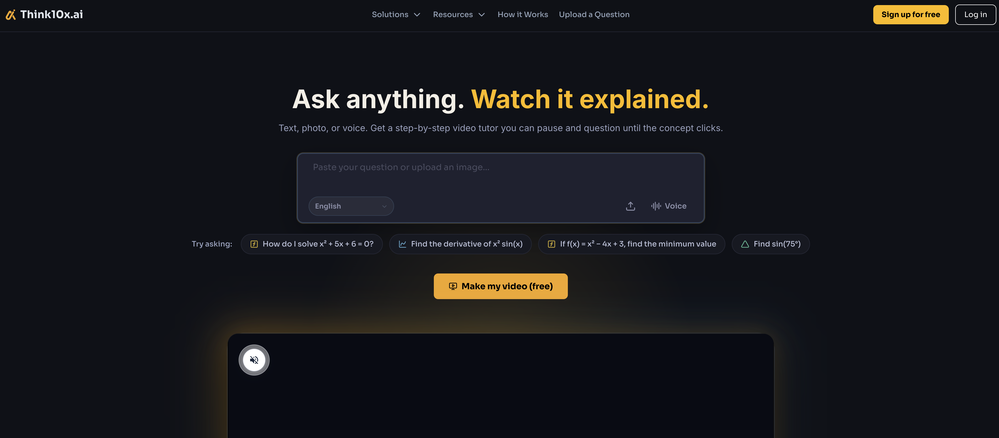 Think10x website