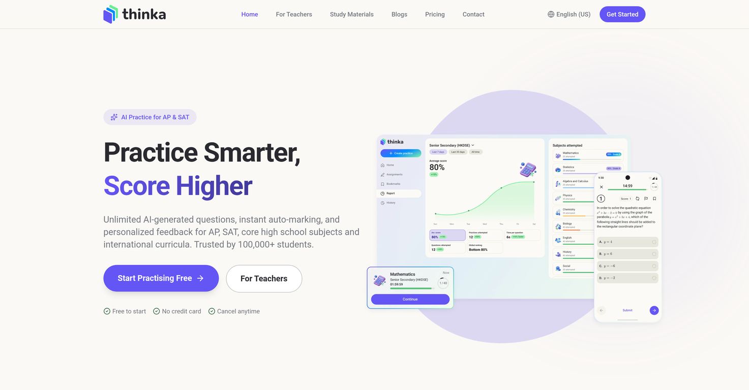 Thinka website