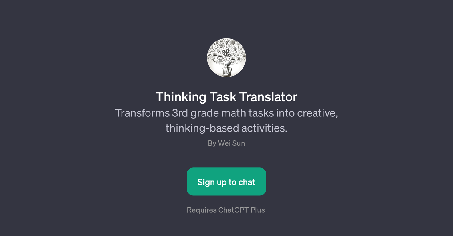 Thinking Task Translator website