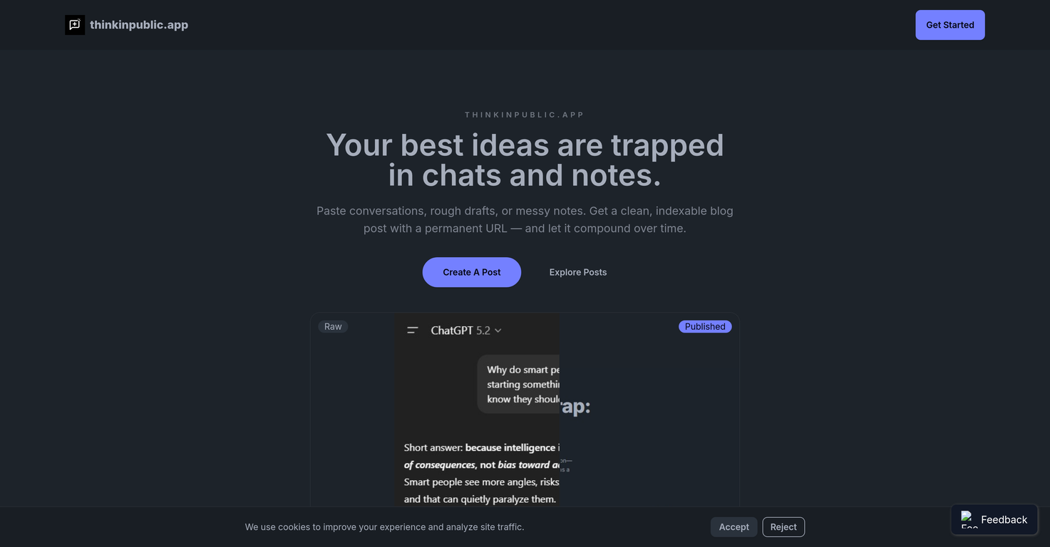 ThinkInPublic website