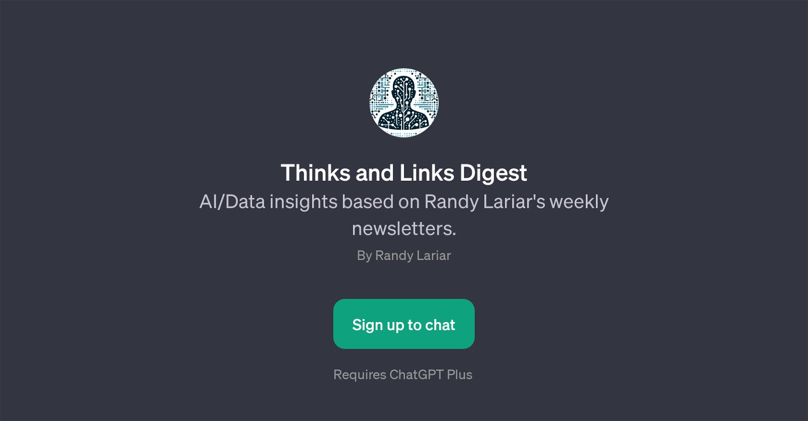 Thinks and Links Digest website