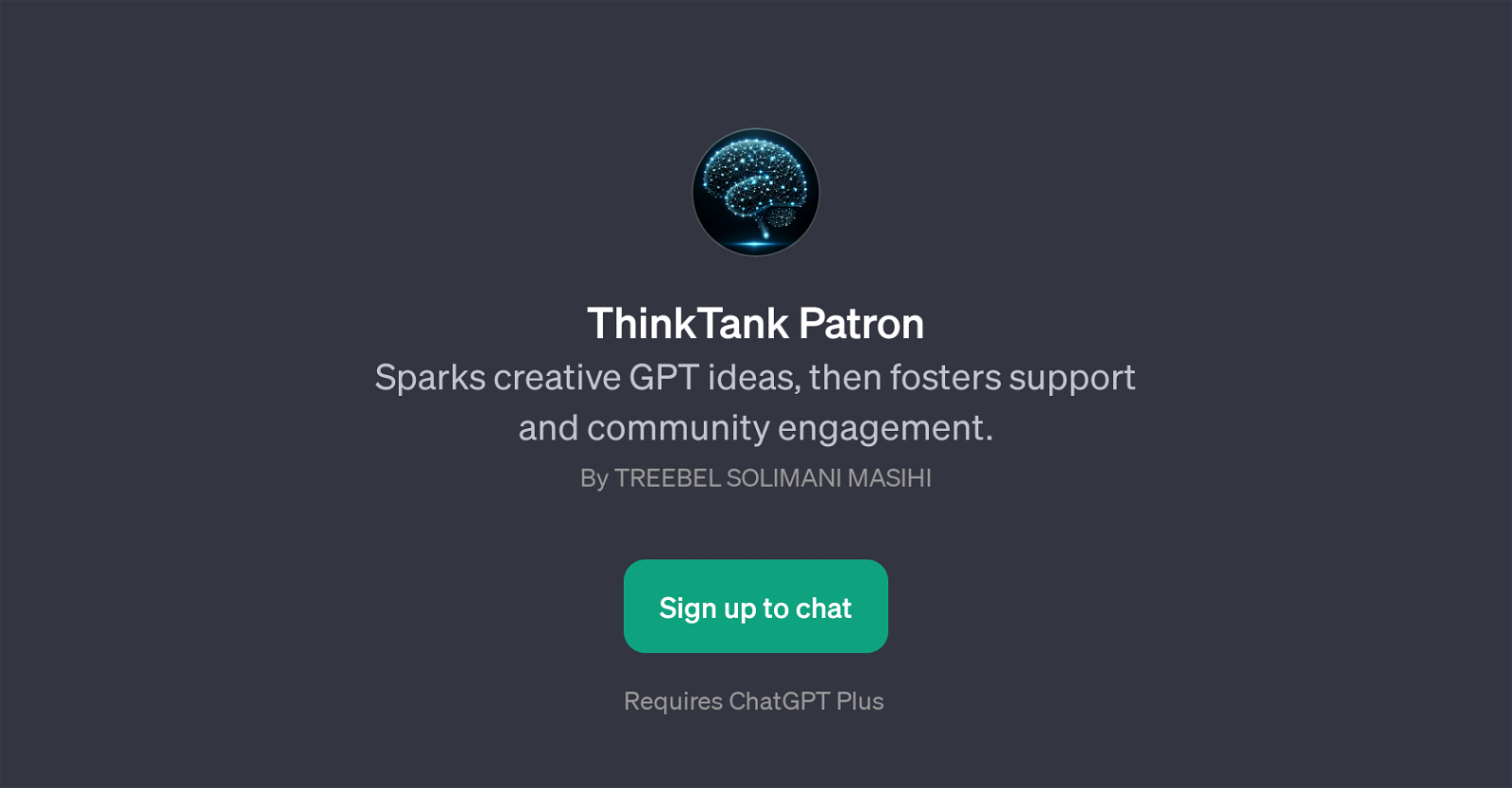 ThinkTank Patron website