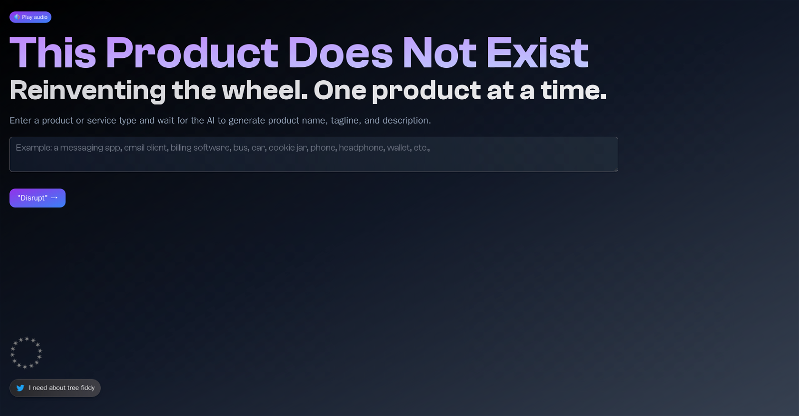 This Product Does Not Exist website