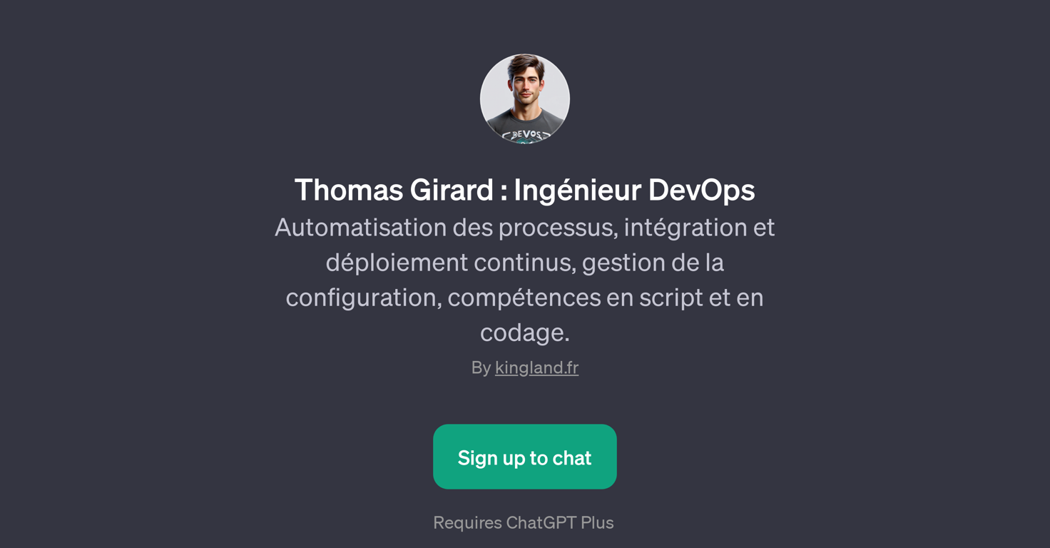 Thomas Girard : Ingnieur DevOps website