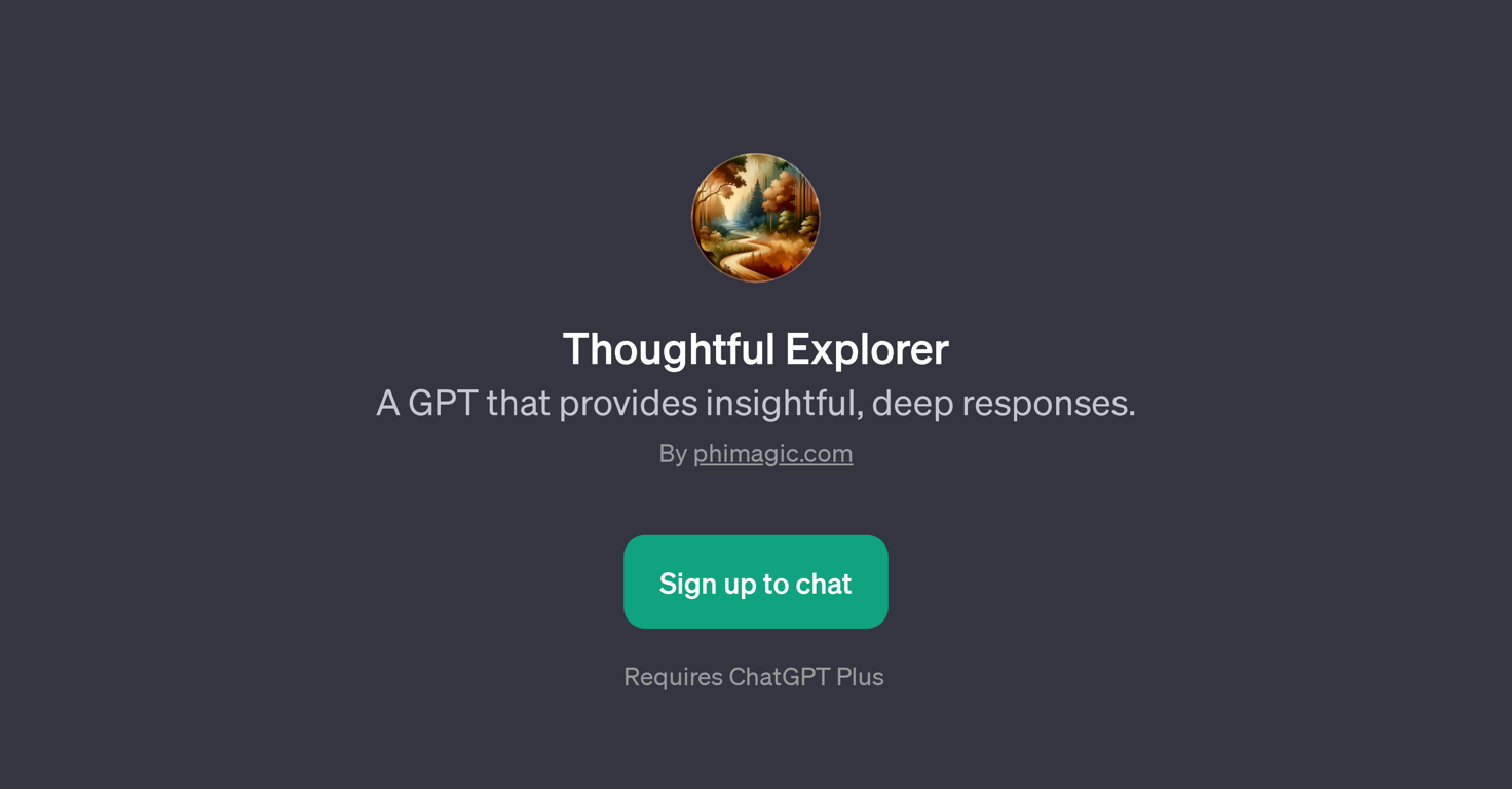 Thoughtful Explorer website