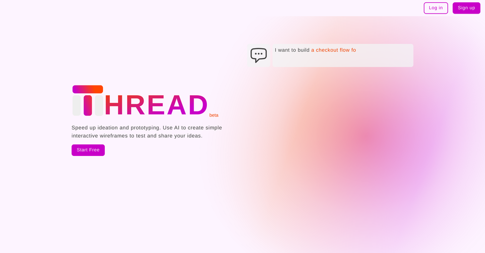 Thread App website