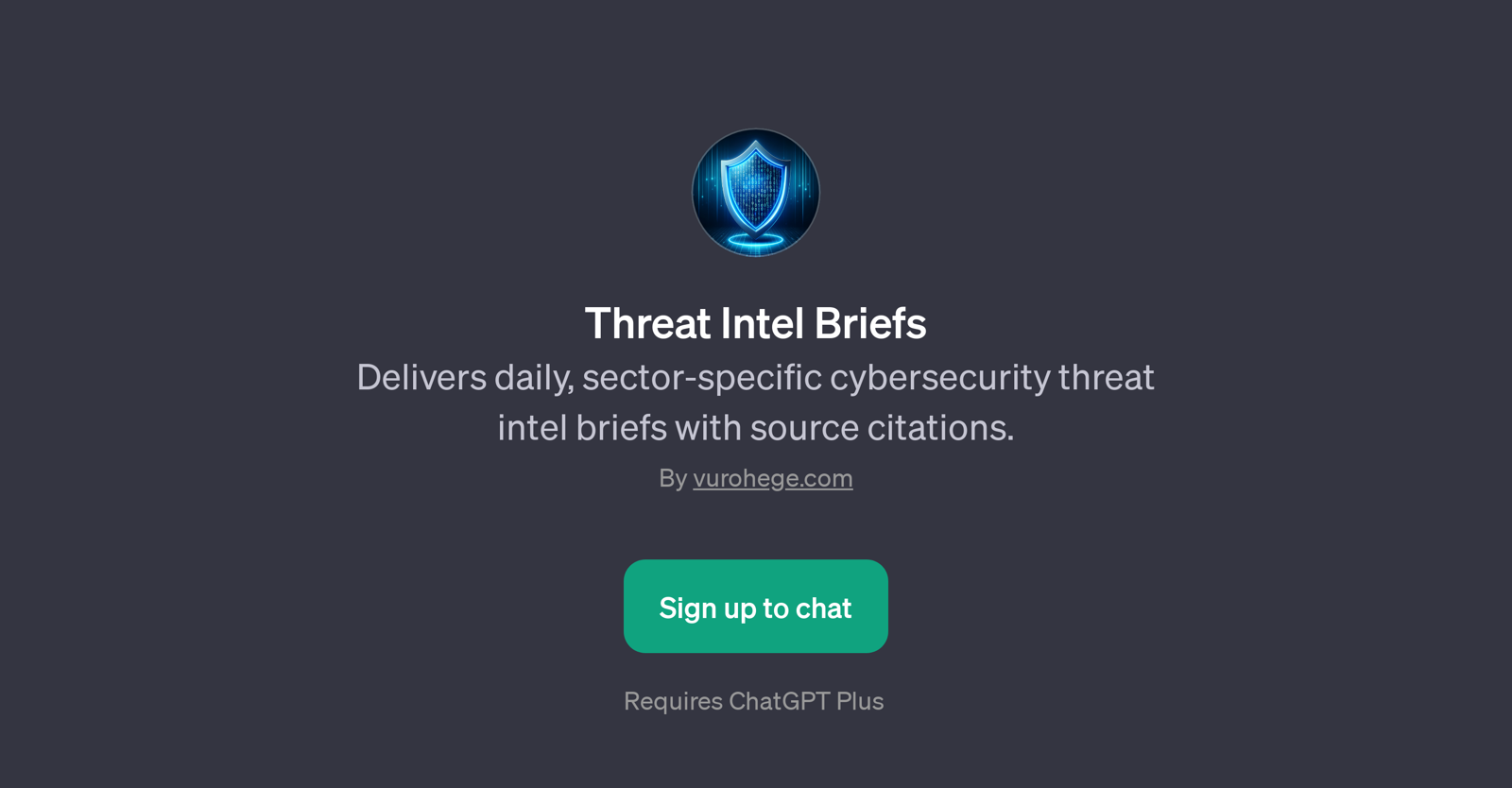 Threat Intel Briefs website