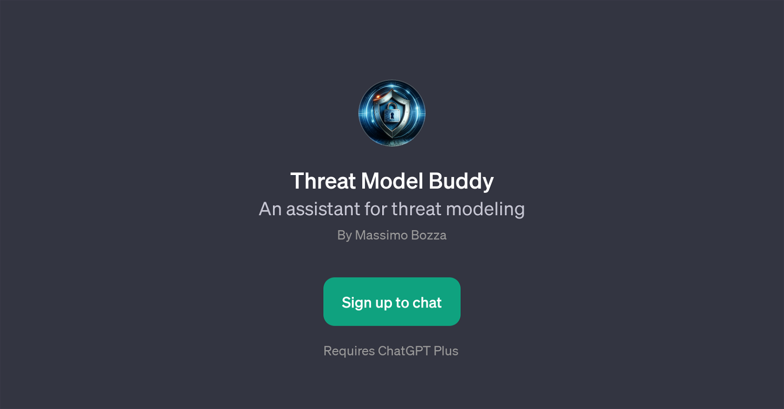 Threat Model Buddy website