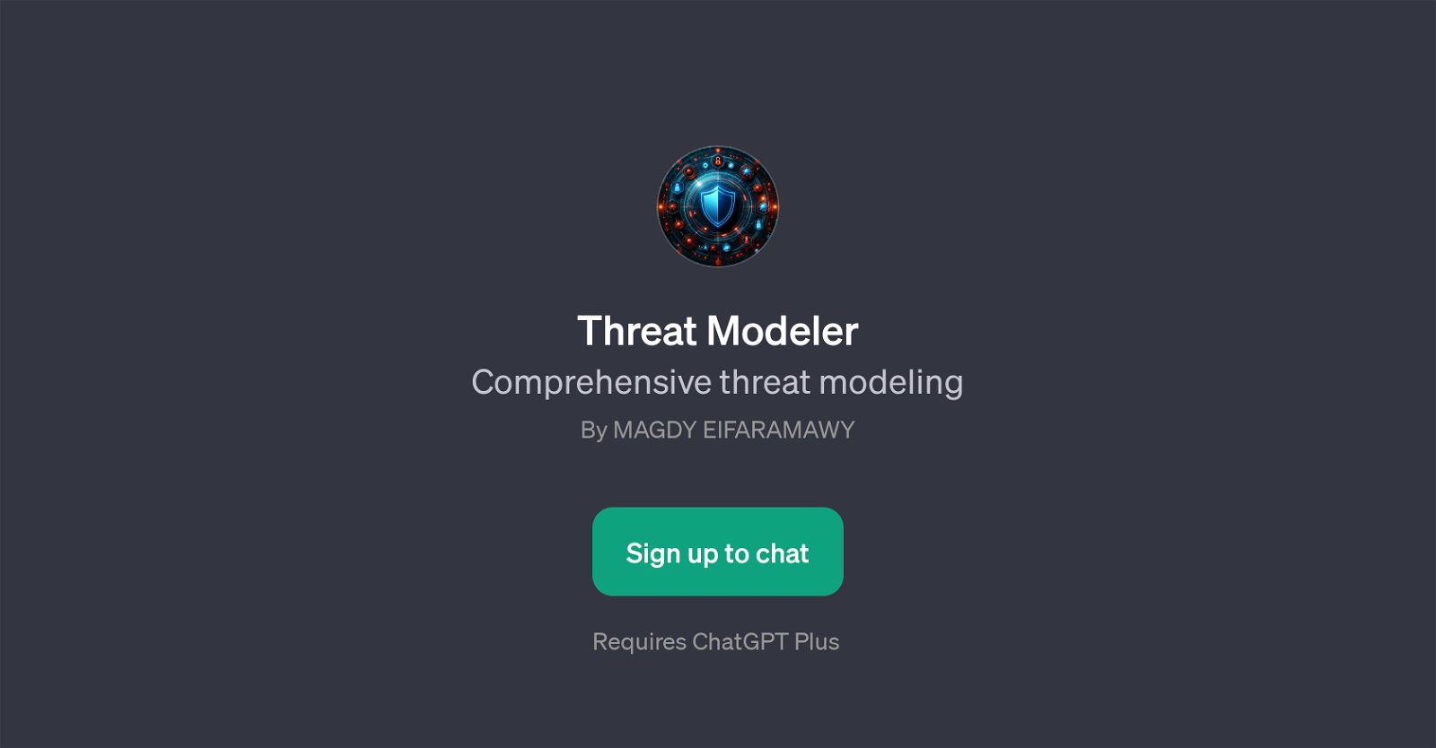 Threat Modeler website