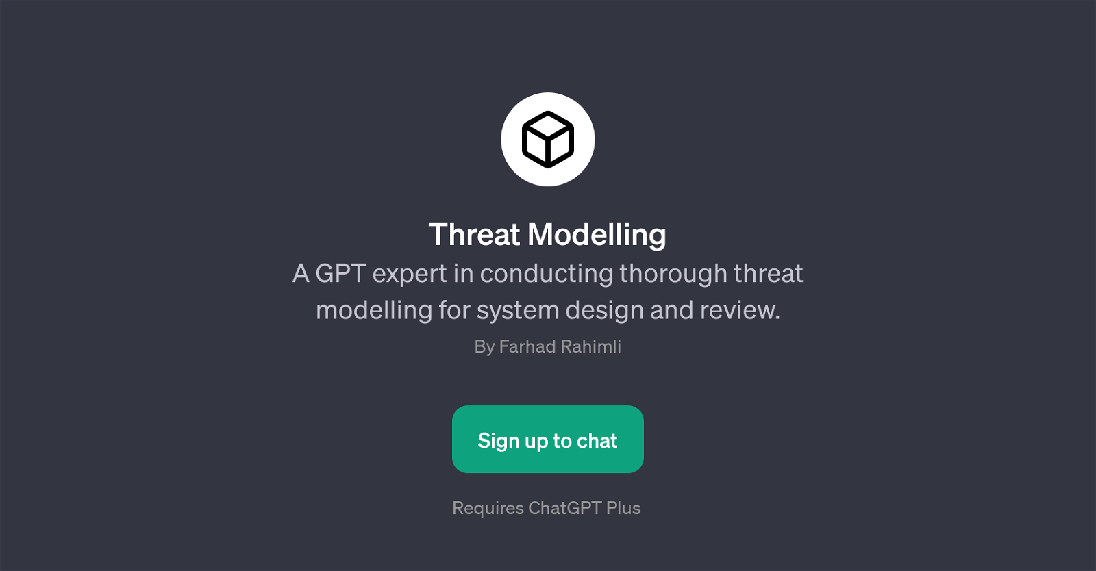 Threat Modelling website