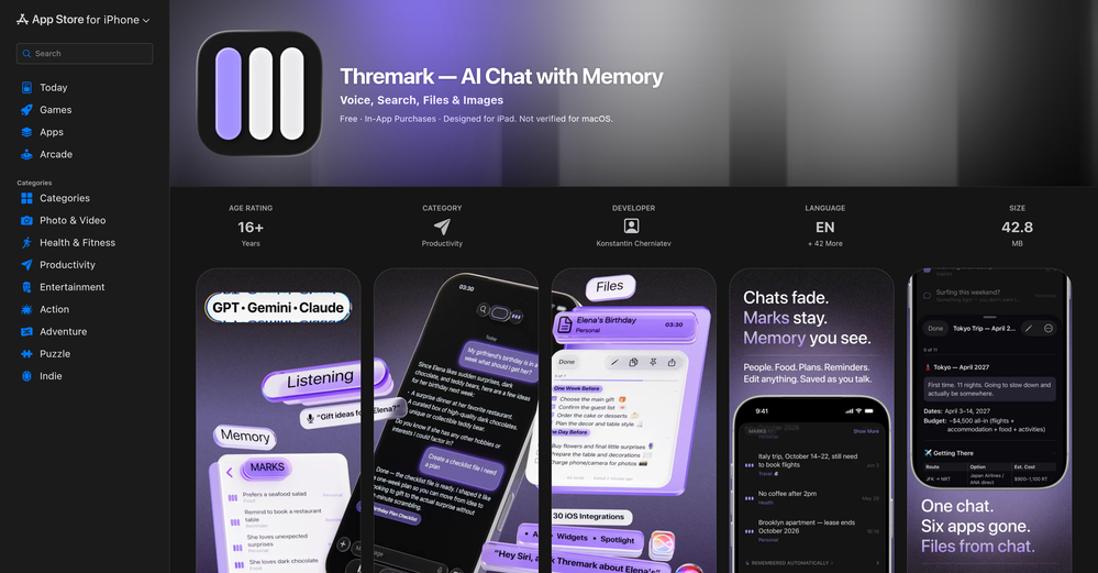 Thremark website